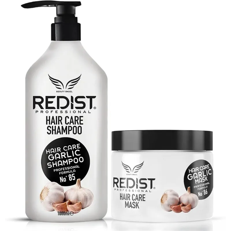 [ART00003] Redist - Champú Profesional Anticaída con Ajo + Mascarilla Capilar